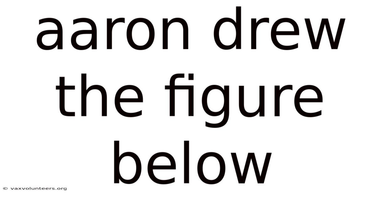 Aaron Drew The Figure Below