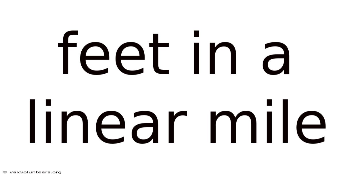 Feet In A Linear Mile