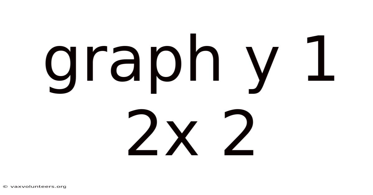 Graph Y 1 2x 2