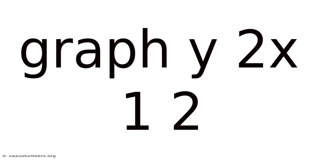 Graph Y 2x 1 2