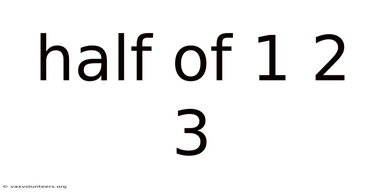 Half Of 1 2 3