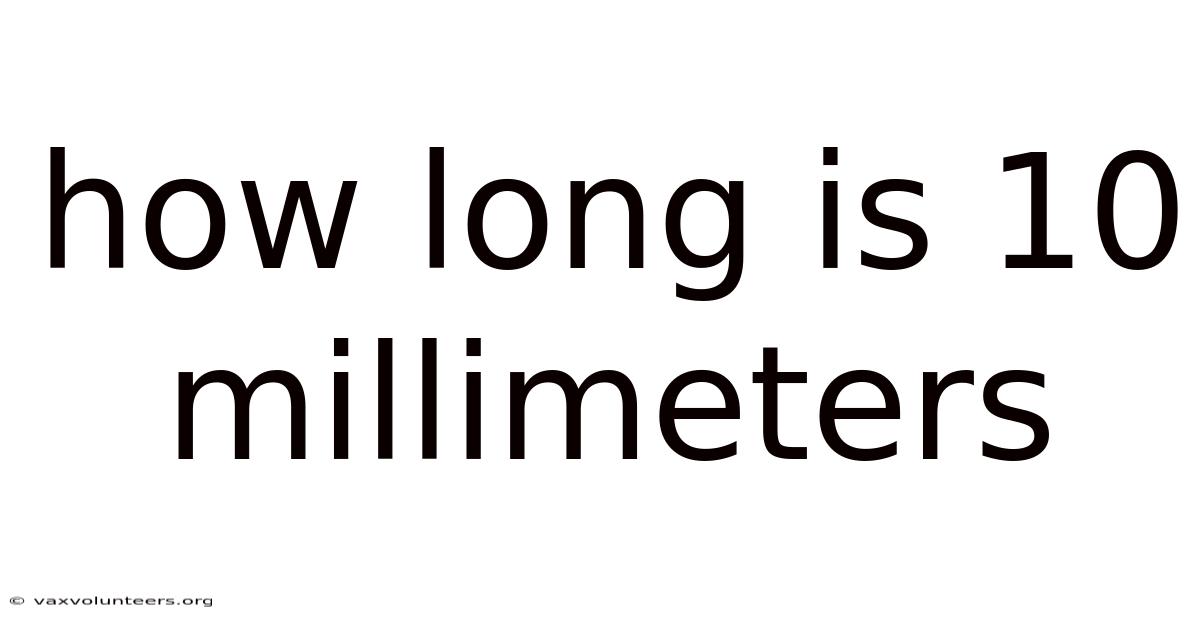How Long Is 10 Millimeters