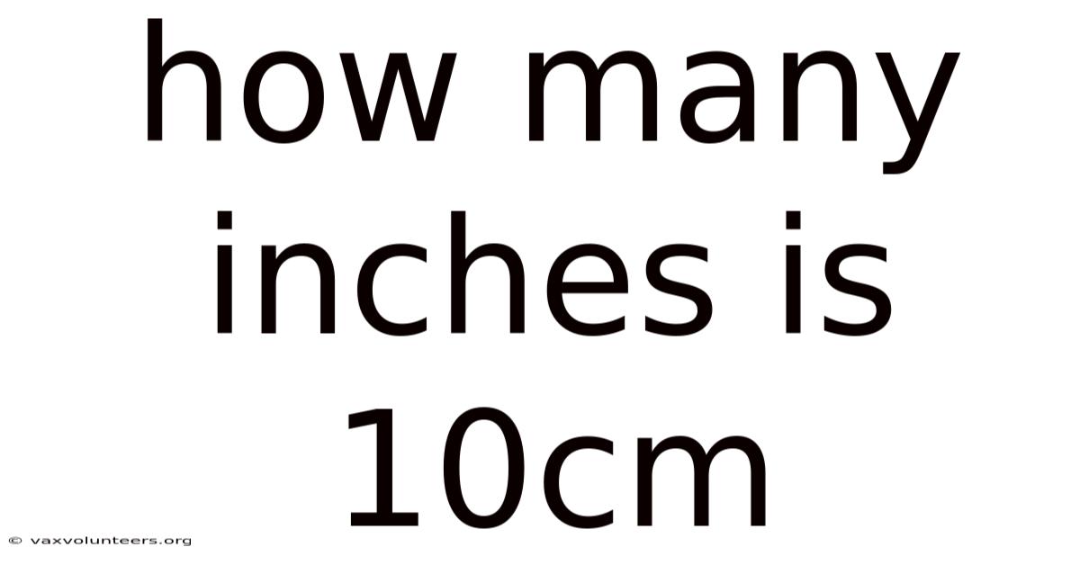 How Many Inches Is 10cm