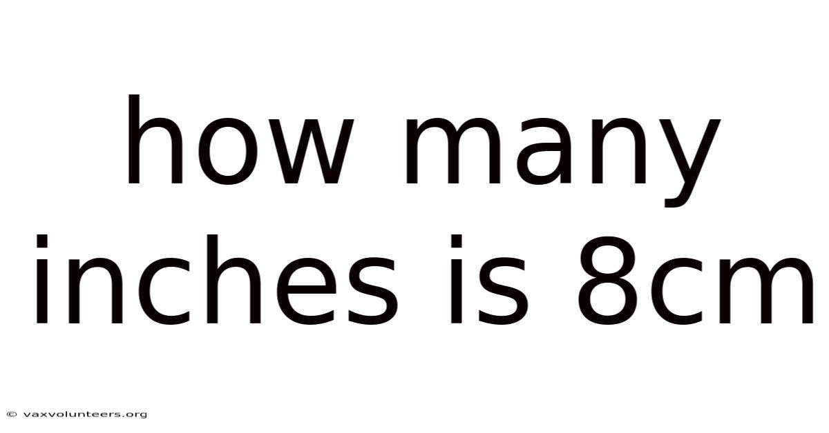 How Many Inches Is 8cm