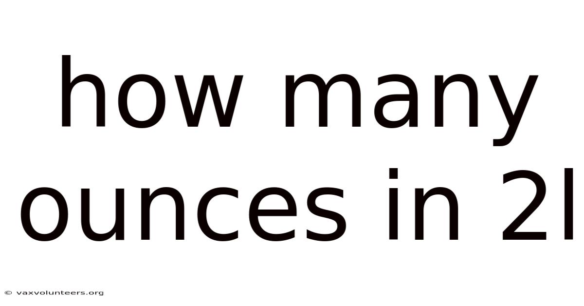 How Many Ounces In 2l