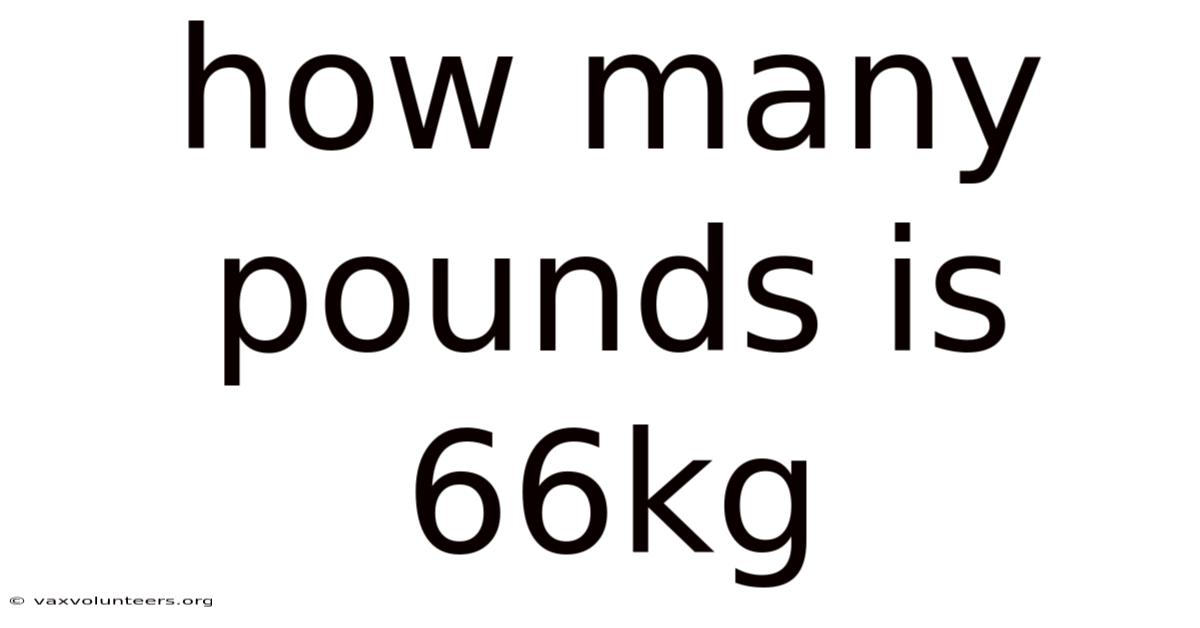 How Many Pounds Is 66kg