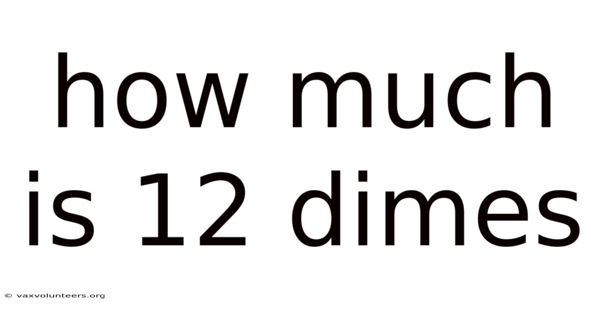 How Much Is 12 Dimes