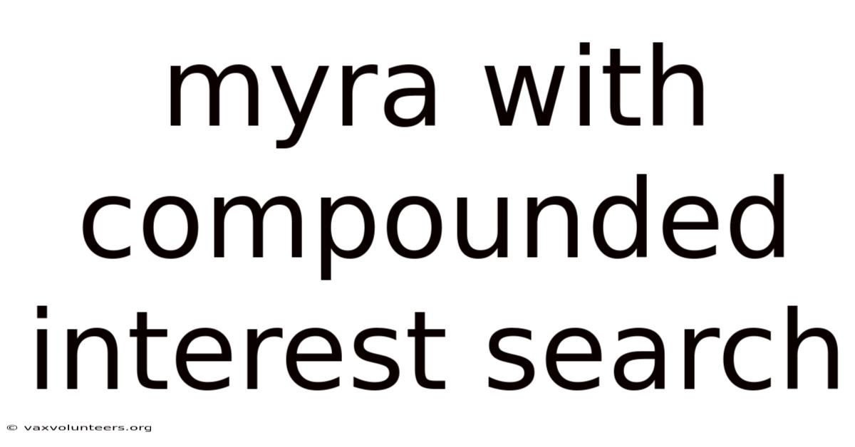 Myra With Compounded Interest Search