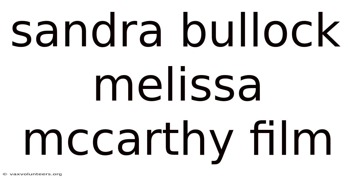 Sandra Bullock Melissa Mccarthy Film