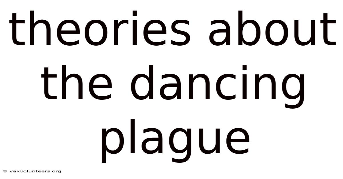 Theories About The Dancing Plague