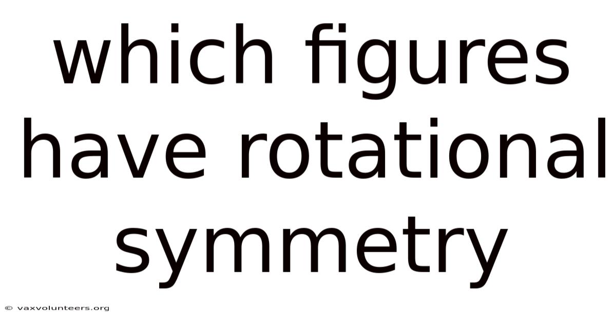 Which Figures Have Rotational Symmetry