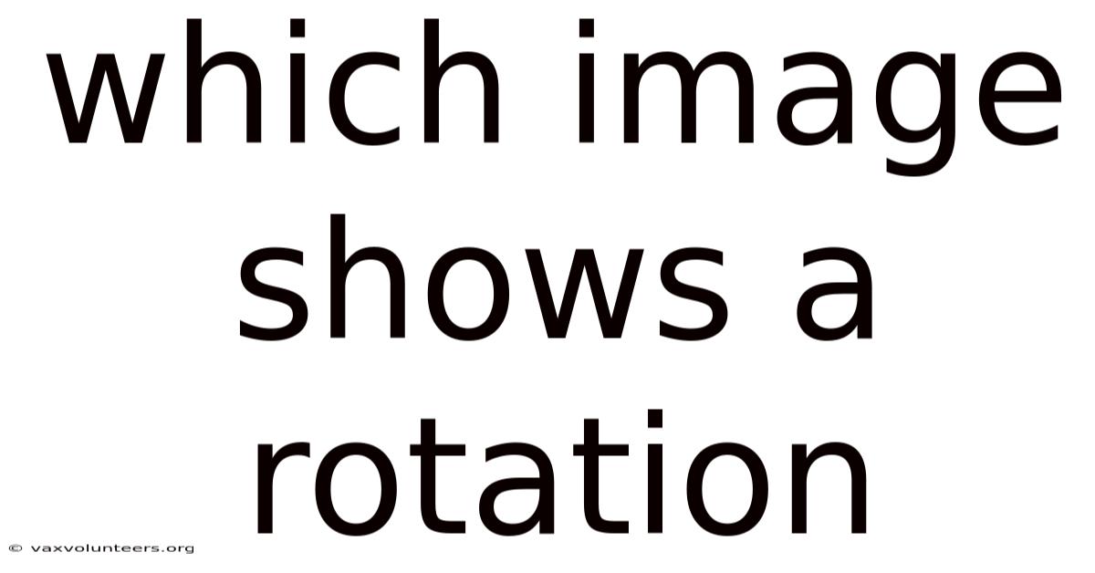 Which Image Shows A Rotation