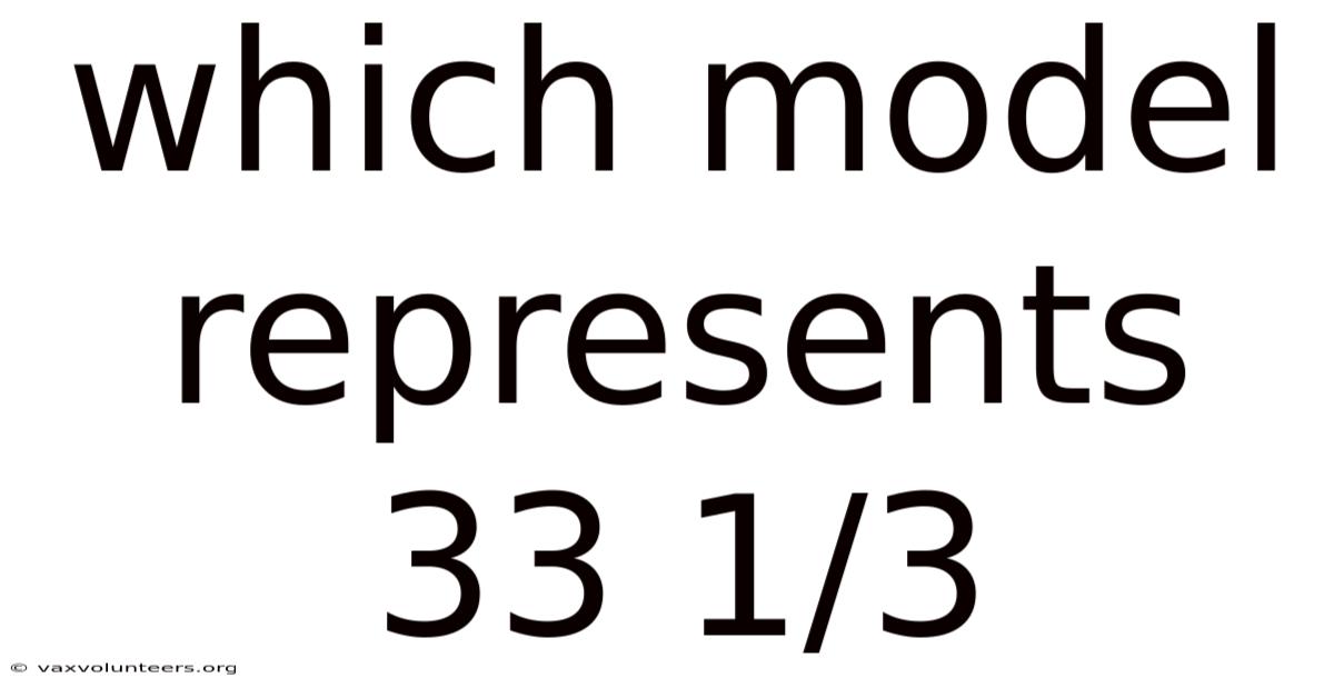 Which Model Represents 33 1/3